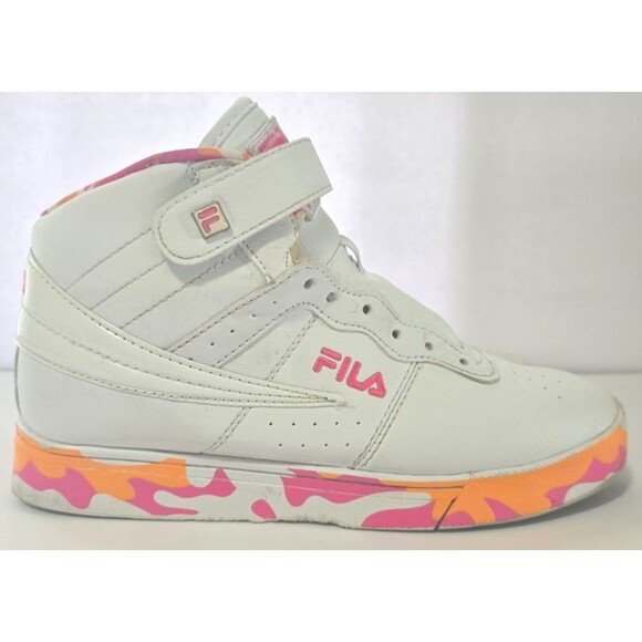 Fila Vulc 13 Mashup Mid Top Womens White Sneakers Shoes 5FM01798-134 Size 8 - Picture 1 of 8